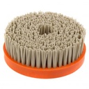 DIAMOND ROUND BRUSH 140mm GRIT 36 M5/8 RESINED