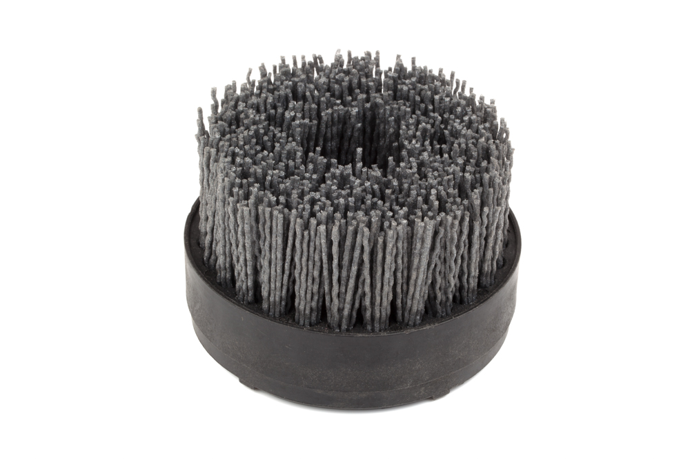 ANTIQUE ROUND BRUSH 100mm GRIT 80 THICK M5/8